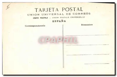 Corrida byków — Suerte de matar — Union Universal de Correos — Rewers