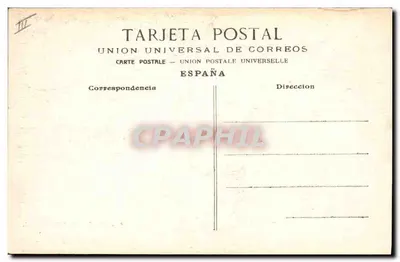 Corrida de toros — Ataque del picador — Union Universal de Correos — Reverso