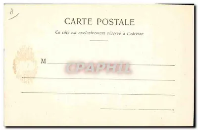 Le "Saint-Louis", vaisseau-amiral escortant Monsieur Loubet, Président de la République Française, en voyage en Algérie et Tunisie (Avril 1903) — A. Bougault, Toulon-s.-Mer, n°596 — Verso