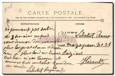Cruiser Suffren — Marinha Militar Francesa — editor desconhecido, n° 121 — Verso