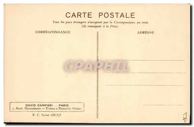 Falconetti — Portret — Studio G.L. Manuel Frères — Rewers