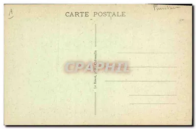 Bretagne — Ubranie starszych kobiet z Châteaulin, Le Faou, Dineault, Argol, Pont-de-Buis, Lopérec, Saint Ségal, itp. — Le Doaré, fot. Châteaulin — Rewers