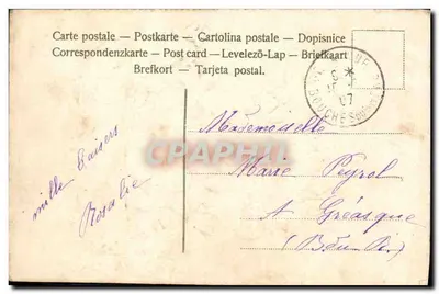 Violes — Bonne Fête — Éditeur non identifié, n° de série non visible — Rewers
