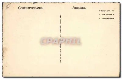 Le Velay Pittoresque — Dentellière — LL. — Verso