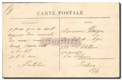 Deux Dentellières Auvergnates — scène de travail artisanal — éditeur MARGERIT-BE PUY — Achterkant