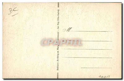 A Tricoteira de Craponna — M. B. Le Puy — n°300 — Verso