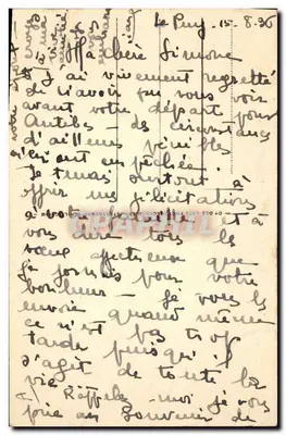 Le Puy - As diferentes toucas do Velay — LL — Verso