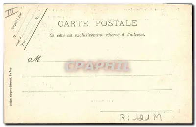 Haute-Loire — carta geográfica e dentelada do Puy — Edição Magnet-Brémond, Le Puy — Verso