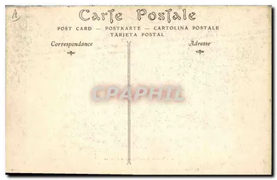 Stare wyroby typu Alençon — Czapki i stroje z Dolnej Normandii — E. Roussel, wyd., Argentan - Cliché D. — Rewers