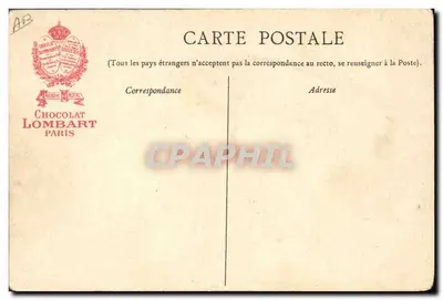 Alexandre Dumas ojciec — pisarz i dramatopisarz — Chocolat Lombart — Rewers