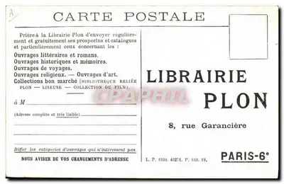 Constantin — Autor de Don Juan-les-Pins — Librairie Plon — Verso