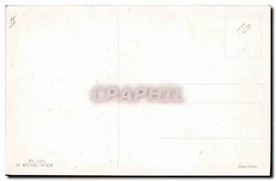 Koń i koty — scena rolnicza — M. Munk, Wien, nr 1189 — Rewers