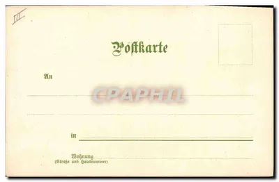 Vista de otoño — Octubre — editor Monatsgrüsse, Stuttgart — Reverso