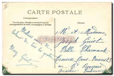 Duas jovens — Ano 1908 — Editor CIPD — Verso