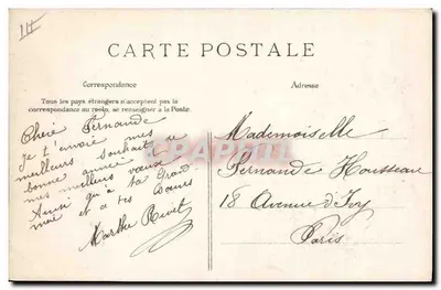 Flores — 1908 — E.L.D. — Verso