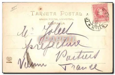 Korrida bydła — Przygotowanie do zabicia — Hauser y Menet, Madryt — Rewers