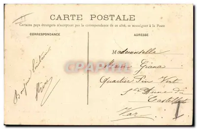 Toulon — O Suffren — Edição Galeries Modernes, Toulon — Verso