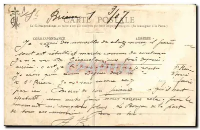 Historiczna uroczystość w St-Brieuc 1906 — Duchesza Anna z Bretanii i jej Damsy Honorowe — Wydawca: C. L. H. (Brest) — Rewers
