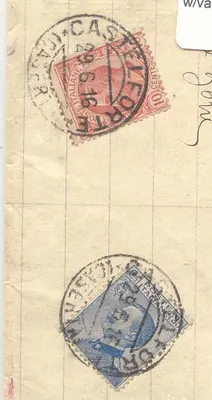 Itália 1916 Impresso endereço no Post Exchange barbeiro 29º regimento de infantaria na Zona do Canal de Culebra envelope