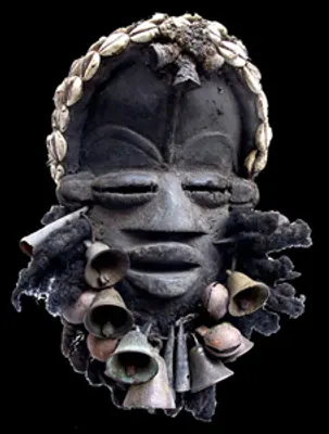 MÁSCARA DAN (CÔTE D'IVOIRE) Raro (Máscara Dan Côte d'Ivoire África)