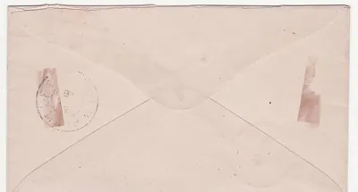 Carta Taxee Gabon Libreville 3 out 1918 Rara para Libreville — Verso
