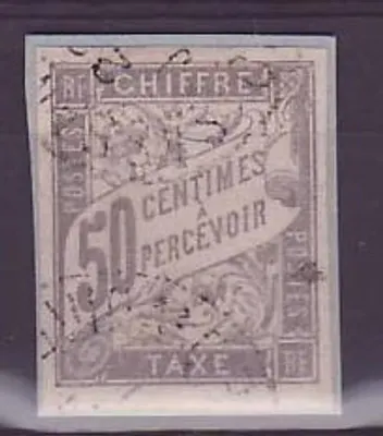 Timbre Taxe Colonies Colonies Generales 50c Cote d'Ivoire Sassandra