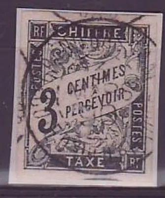 Selos Taxa Colônias Colônias Gerais 3c Costa do Marfim Grand Bassam 1899