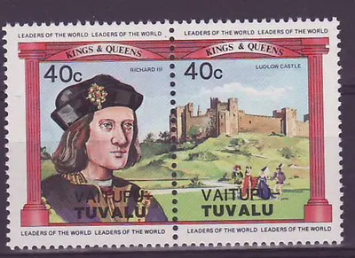 Vaitupi Tuvalu 40c Richard III Ludlow Castle ** Luxe