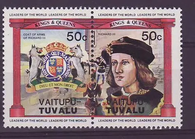 Vaitupi Tuvalu 50c Richard III ** Luxe