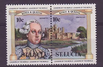 St Lucia 10c George III ** Luxe