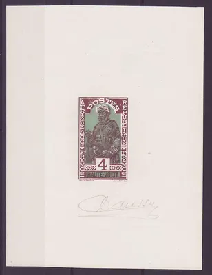Haute-Volta 45 Epreuve de luxe Signee