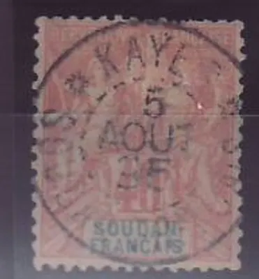 Sudão n°12 40c Obliterado Kayes Agosto 1895