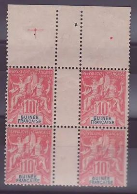 Guiné Selos Grupo 10c Bloco de 4 SEM Data ** Sem Encaixe (tiragem 204)