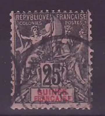Guiné n°8 25c Grupo obliterado Conakry