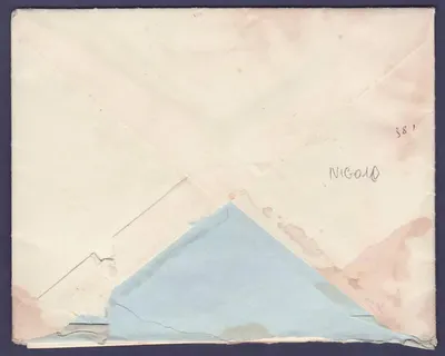 Niger Carta Postal Gratuita Militar 6 SET 15 para Magaria carimbo Gobernador Geral — Verso