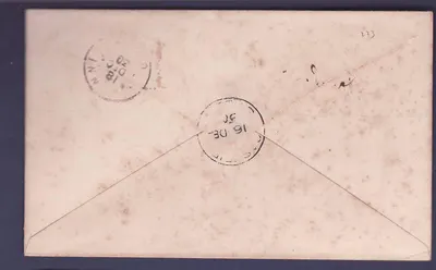 Cover  St Lucia First Air Mail St Lucia French Guiana 16 DEC 30 Cayenne Guyane — Verso