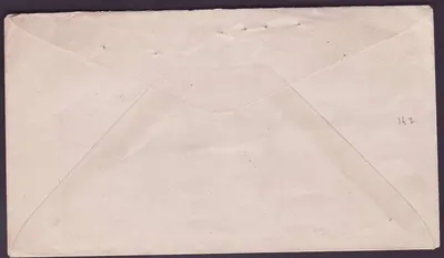 Santa Lúcia Lúcia Carta registrada com valor de 3d para Chicago USA out 14 — Verso