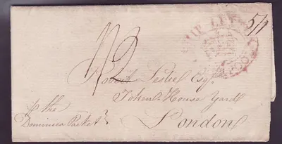 डोमिनिक डोमिनिका दुर्लभ 1807 कवर लंदन के लिए
