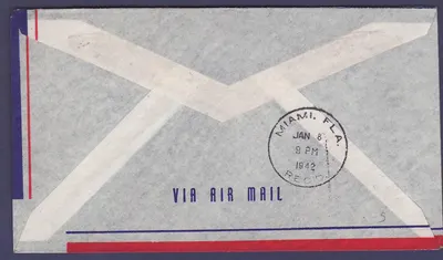 St Lucia Lucie First Flight Bathurst Natal South Africa 14 DE 41 — Verso