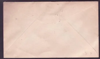 St Lucia Lucie Cover 1946 do Londynu — Wielka Brytania — Rewers