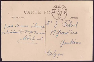 Bilhete postal antigo Gambie Mulher indígena — Verso