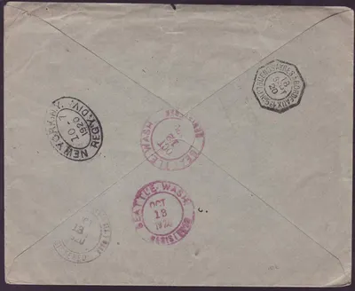 Lettera da Upper Senegal & Niger con diverse valutazioni Meharist Camel per Seattle, USA, da Bamako AGO 20 — Verso