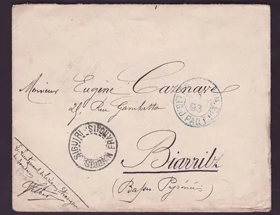 Sudão Carta Gratuita Militar Kayes 17 NOV 99 para Rue de Bourgogne Paris França Cachet Corpo Expedicionário