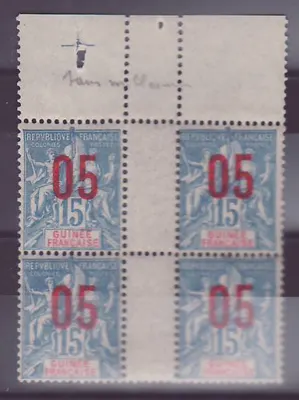 Guiné 15c Bloco de 4 ** Sem dobradiça Bloco de 4 Sem Data