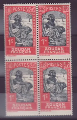 Soudan n°60 1c Mulher Peulh ** Bloco de 4