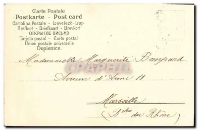 Flores e trevo — 1901 — Editor não visível — Verso