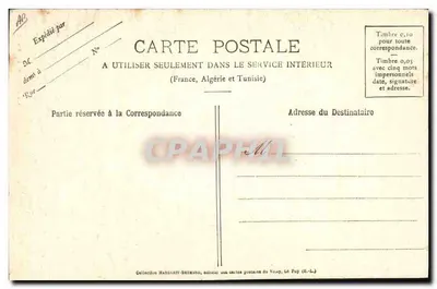 A Dentellière de l'Arzon e sua aluna — Tricô de Craponne, Lingerie Torchon Fin — Verso