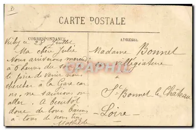 Le Puy — Groep van Dentelliers uit de omgeving van Le Puy — Uitgave M. B. — Le Puy — Achterkant