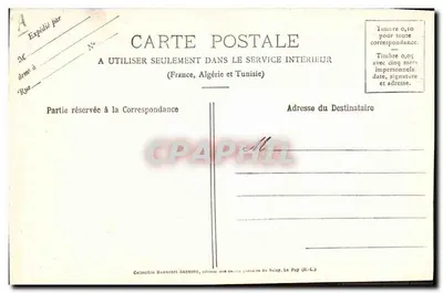 Dentelle du Puy — Chantilly wit — Collectie van de Syndicale Kamer, uitgegeven door Margarit-Bremont, Le Puy (Haute-Loire) — Achterkant