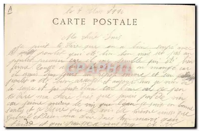 Fiação de outrora — Paris — Édition Paris — Verso